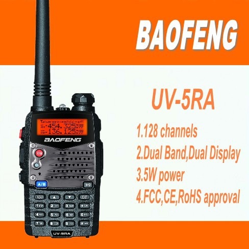   2016 ο Baofeng UV-5RA 128CH UHFVHF DTMF  ݼ 2  Ƹ߾     WalkieTalkie 